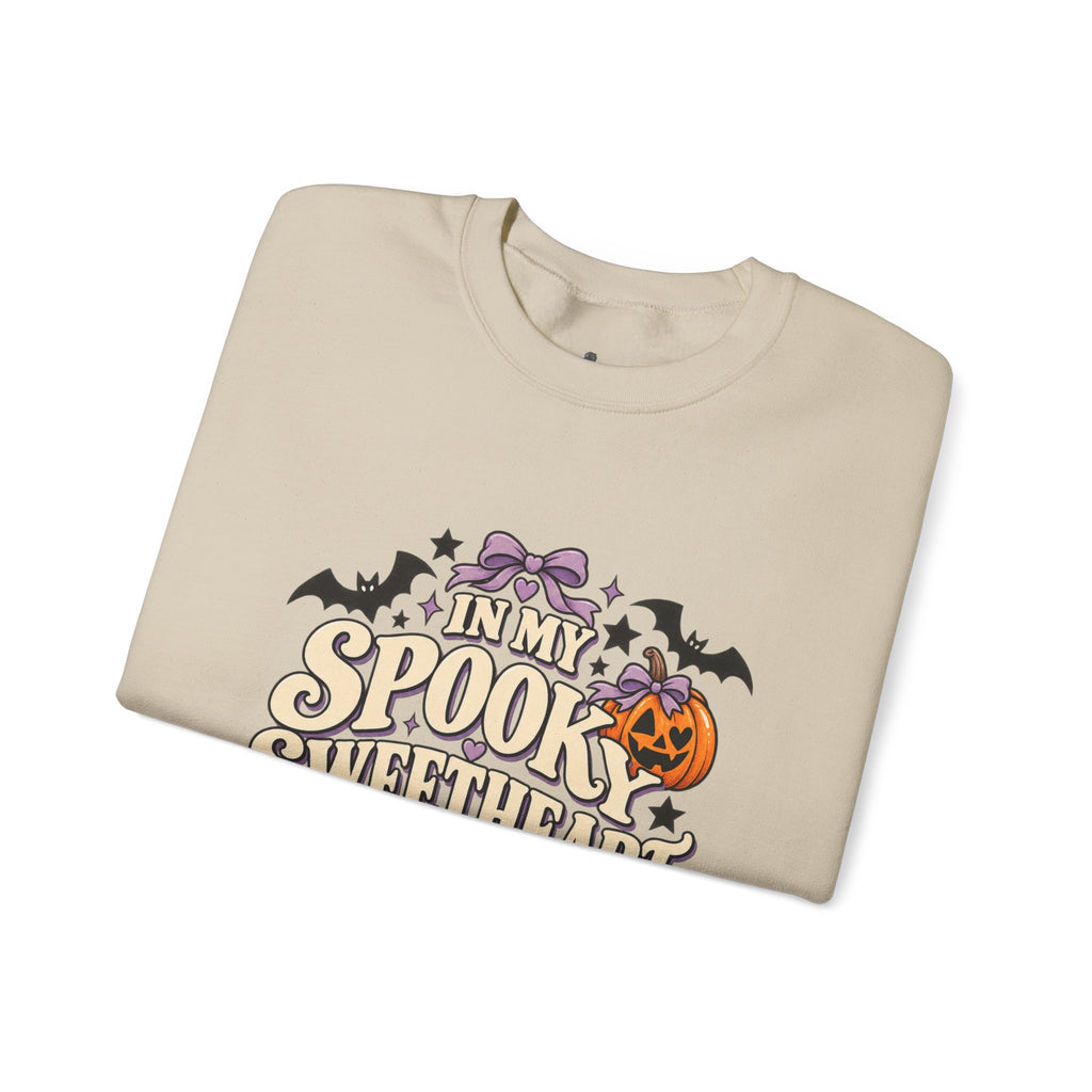 In My Spooky Sweetheart Era | Premium Boutique Crewneck Sweatshirt Halloween Retro Pumpkin Graphic  Cute Spooky Fall Top