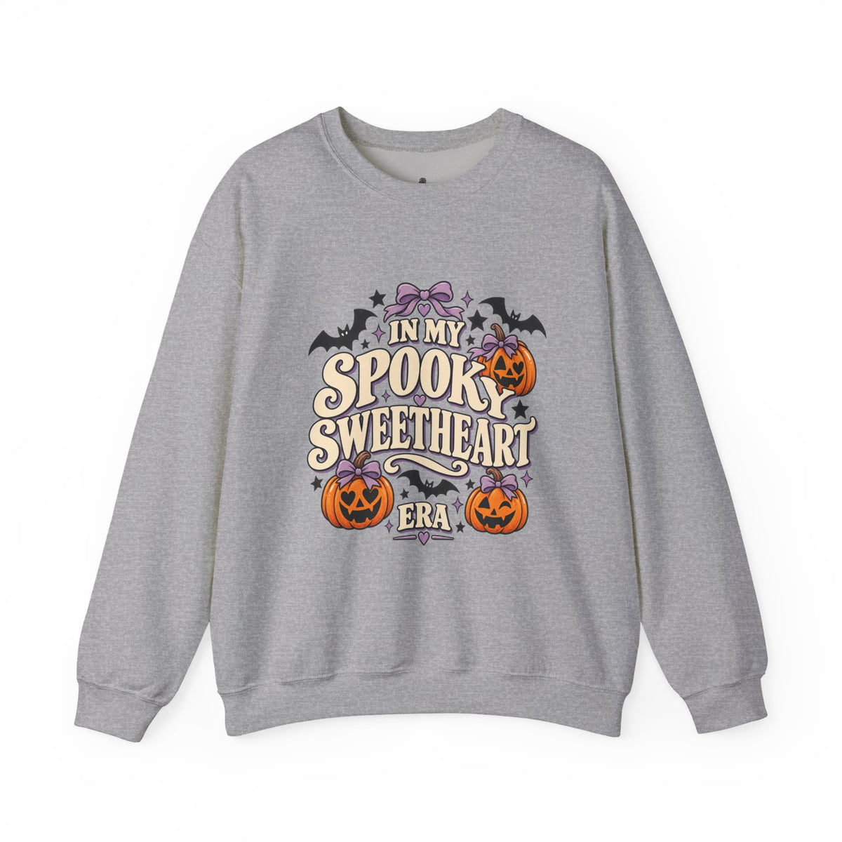In My Spooky Sweetheart Era | Premium Boutique Crewneck Sweatshirt Halloween Retro Pumpkin Graphic  Cute Spooky Fall Top