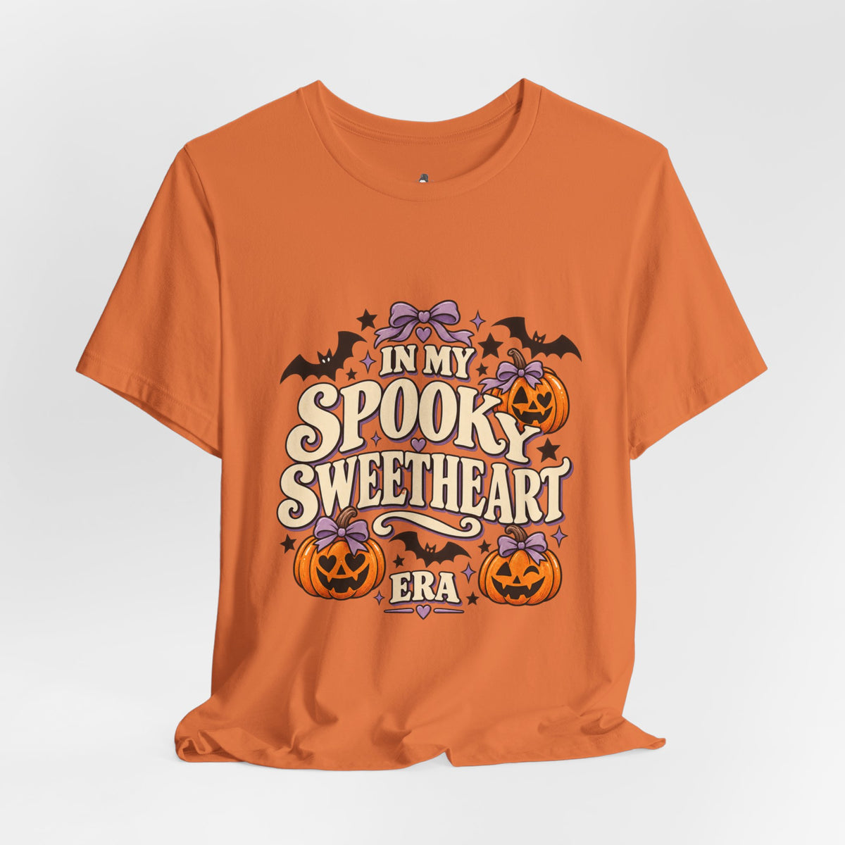 In My Spooky Sweetheart Era | Premium Boutique Unisex T-Shirt Halloween Retro Pumpkin Graphic  Cute Spooky Fall Top