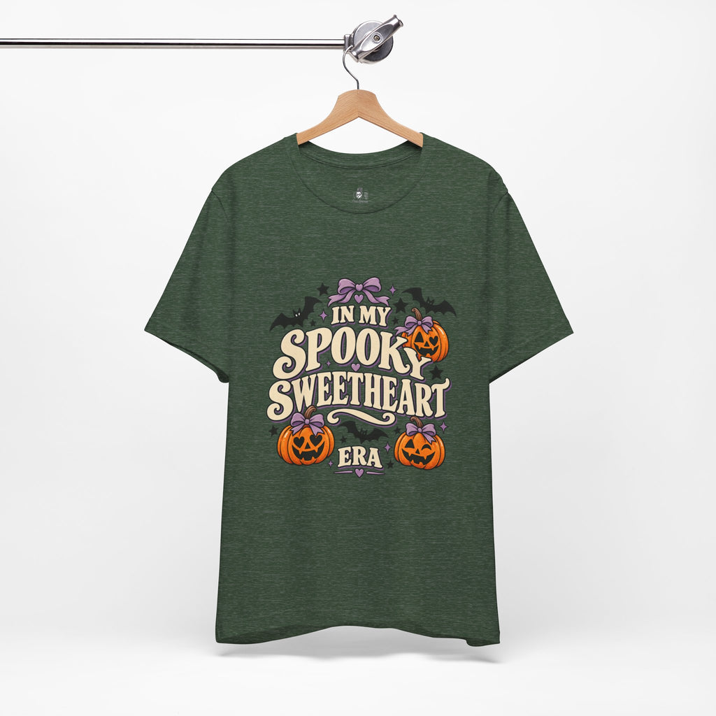 In My Spooky Sweetheart Era | Premium Boutique Unisex T-Shirt Halloween Retro Pumpkin Graphic  Cute Spooky Fall Top