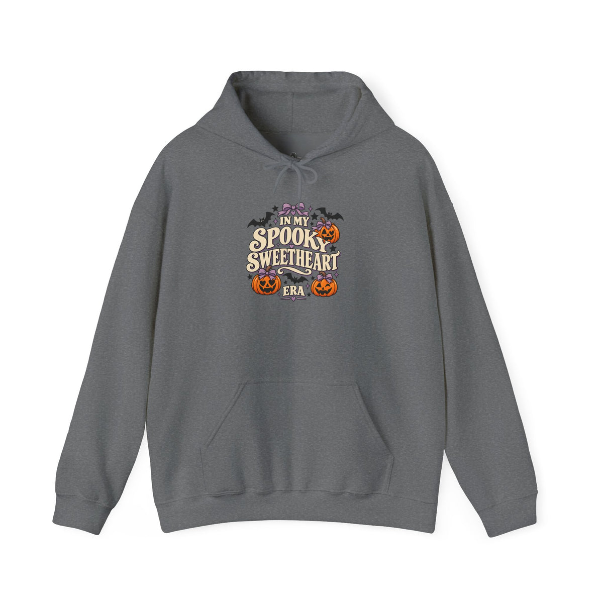 In My Spooky Sweetheart Era | Premium Boutique Pullover Hoodie Halloween Retro Pumpkin Graphic  Cute Spooky Fall Top