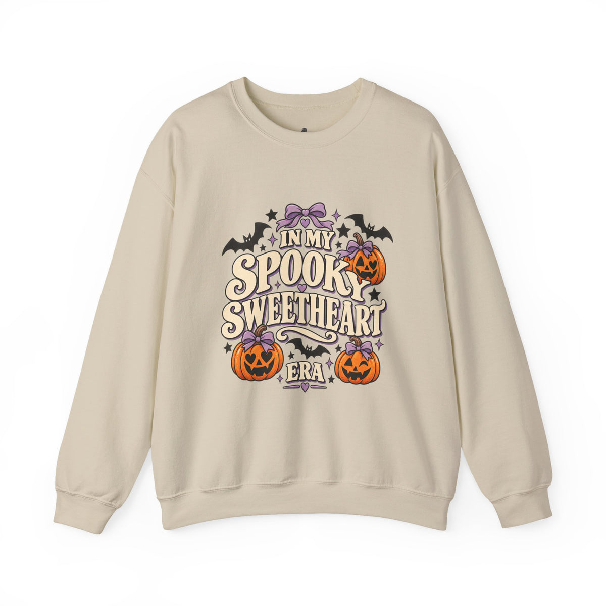 In My Spooky Sweetheart Era | Premium Boutique Crewneck Sweatshirt Halloween Retro Pumpkin Graphic  Cute Spooky Fall Top