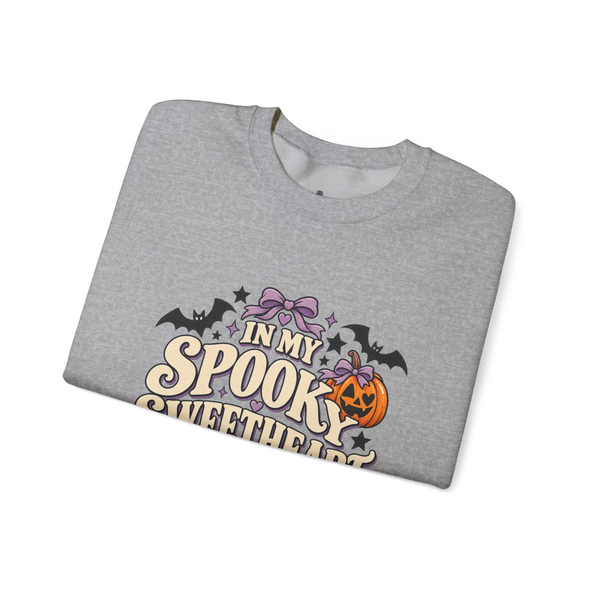In My Spooky Sweetheart Era | Premium Boutique Crewneck Sweatshirt Halloween Retro Pumpkin Graphic  Cute Spooky Fall Top