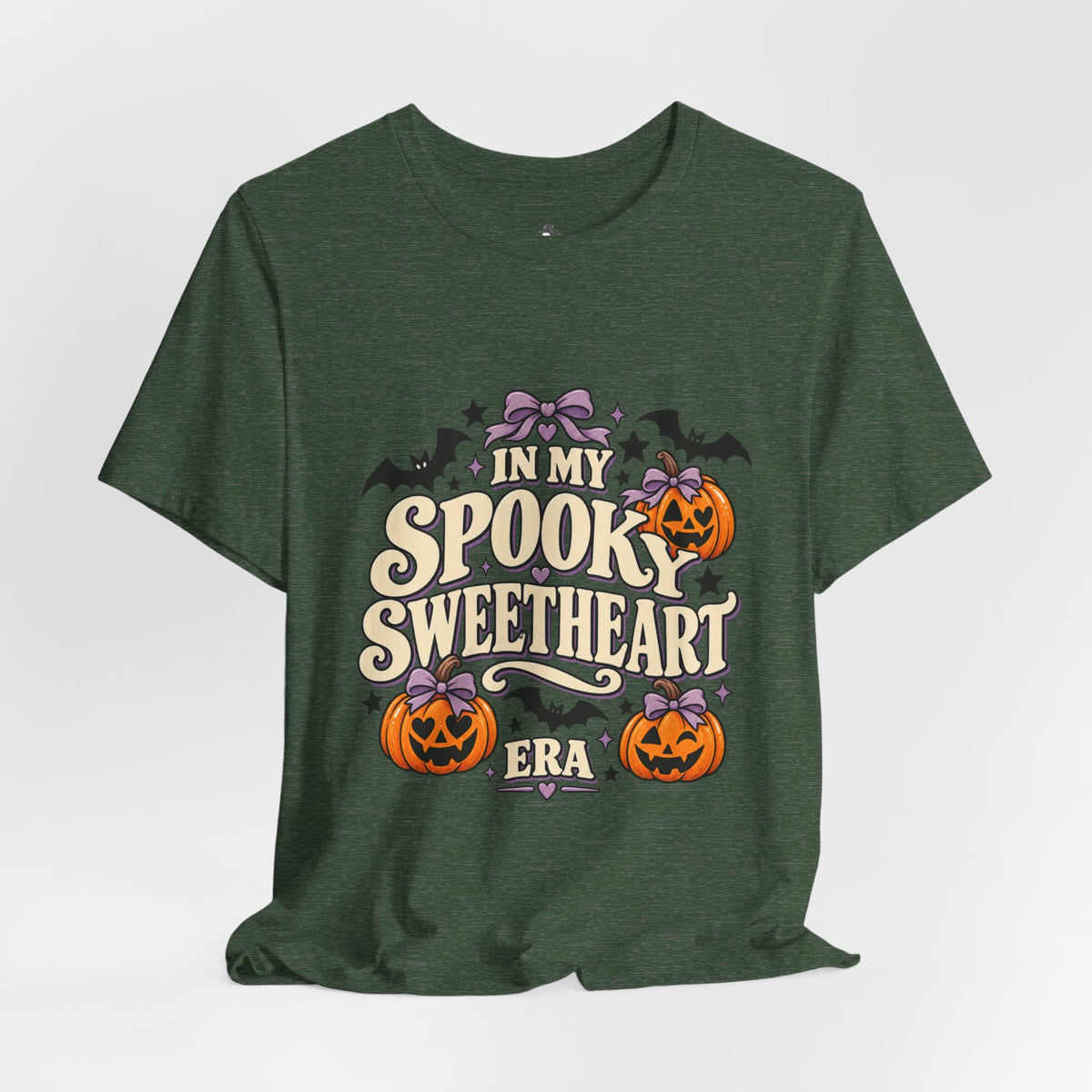 In My Spooky Sweetheart Era | Premium Boutique Unisex T-Shirt Halloween Retro Pumpkin Graphic  Cute Spooky Fall Top