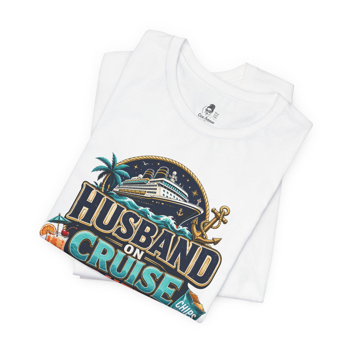Husband on Cruise Duty Snacks Secured Shirt, Funny Mens Vacation Tee | Cruise Travel Collection