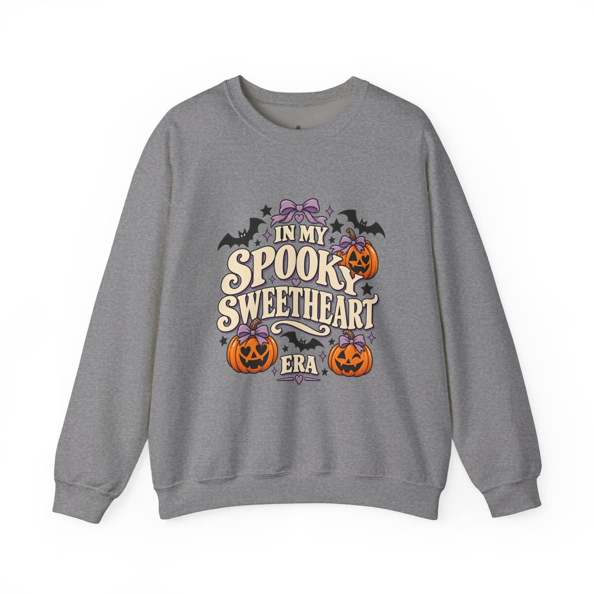 In My Spooky Sweetheart Era | Premium Boutique Crewneck Sweatshirt Halloween Retro Pumpkin Graphic  Cute Spooky Fall Top