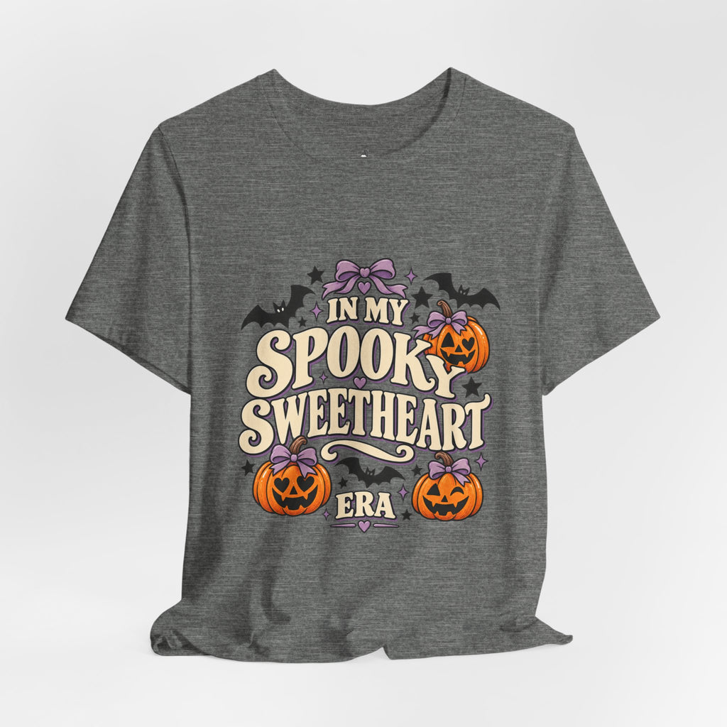 In My Spooky Sweetheart Era | Premium Boutique Unisex T-Shirt Halloween Retro Pumpkin Graphic  Cute Spooky Fall Top