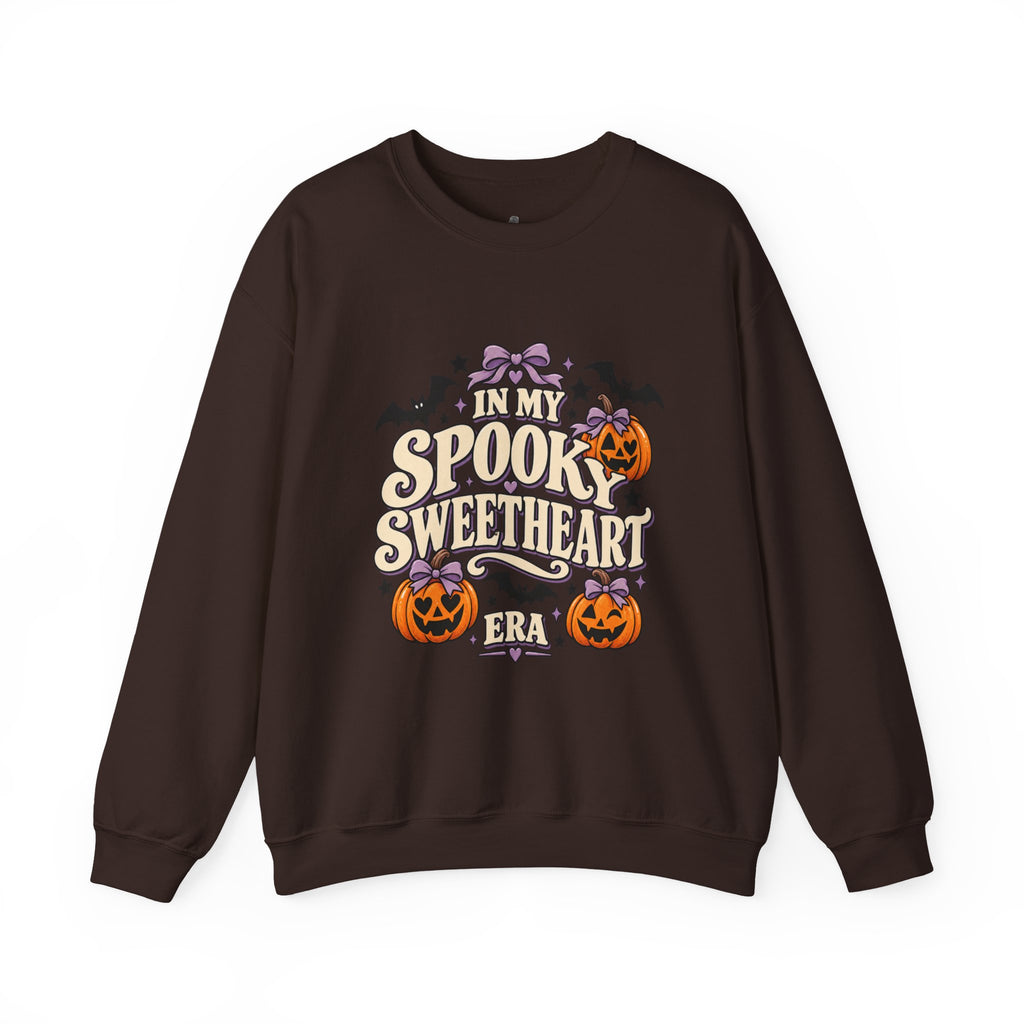 In My Spooky Sweetheart Era | Premium Boutique Crewneck Sweatshirt Halloween Retro Pumpkin Graphic  Cute Spooky Fall Top