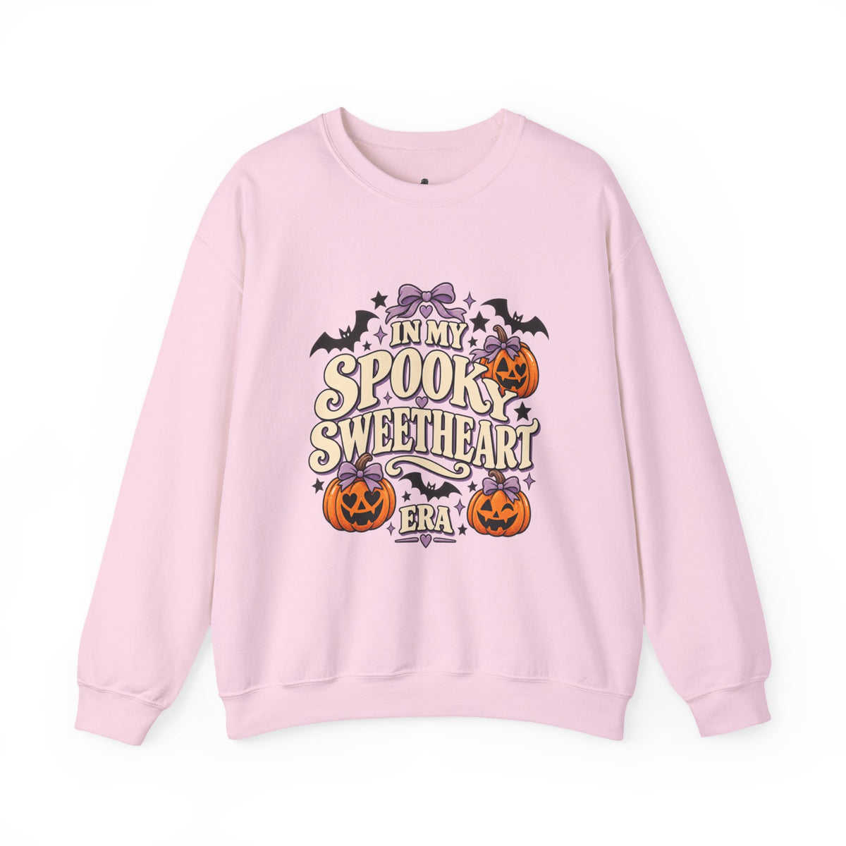 In My Spooky Sweetheart Era | Premium Boutique Crewneck Sweatshirt Halloween Retro Pumpkin Graphic  Cute Spooky Fall Top