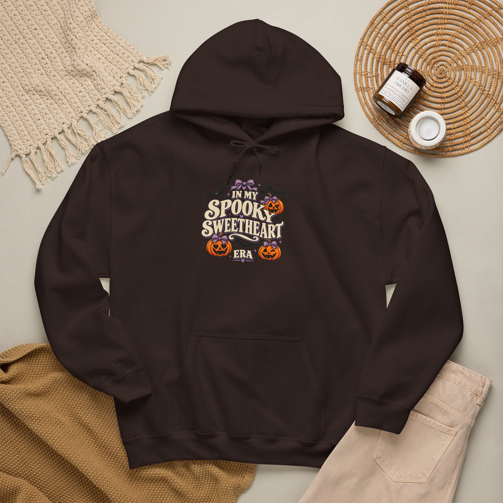 In My Spooky Sweetheart Era | Premium Boutique Pullover Hoodie Halloween Retro Pumpkin Graphic  Cute Spooky Fall Top