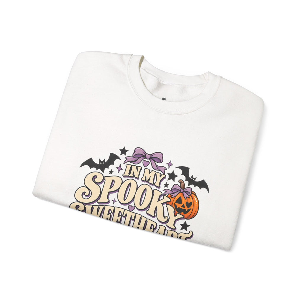 In My Spooky Sweetheart Era | Premium Boutique Crewneck Sweatshirt Halloween Retro Pumpkin Graphic  Cute Spooky Fall Top