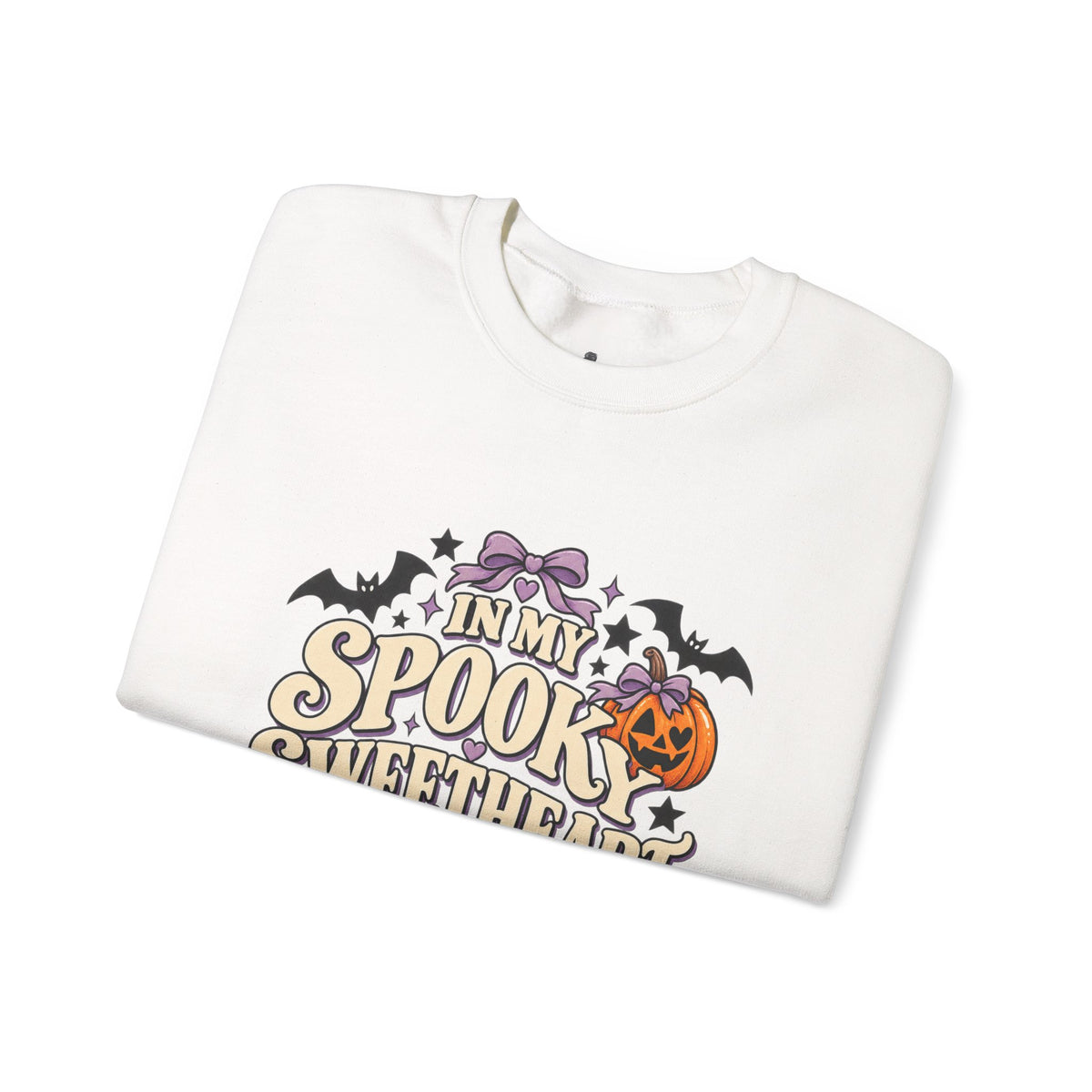 In My Spooky Sweetheart Era | Premium Boutique Crewneck Sweatshirt Halloween Retro Pumpkin Graphic  Cute Spooky Fall Top