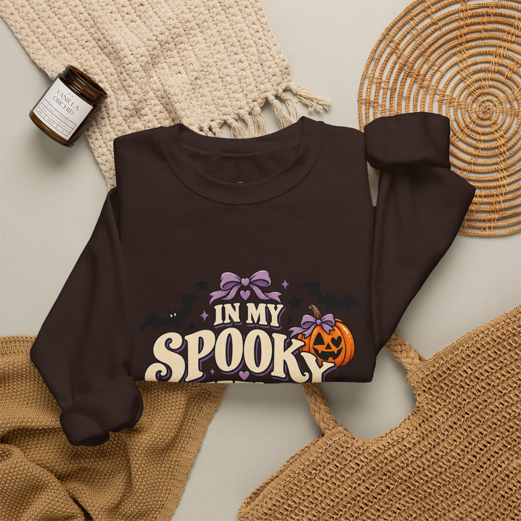In My Spooky Sweetheart Era | Premium Boutique Crewneck Sweatshirt Halloween Retro Pumpkin Graphic  Cute Spooky Fall Top